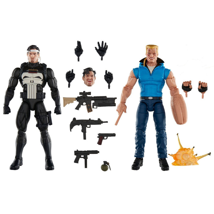 Marvel Legends The Punisher: Punisher & Bushwacker Action Figure 2-Pack