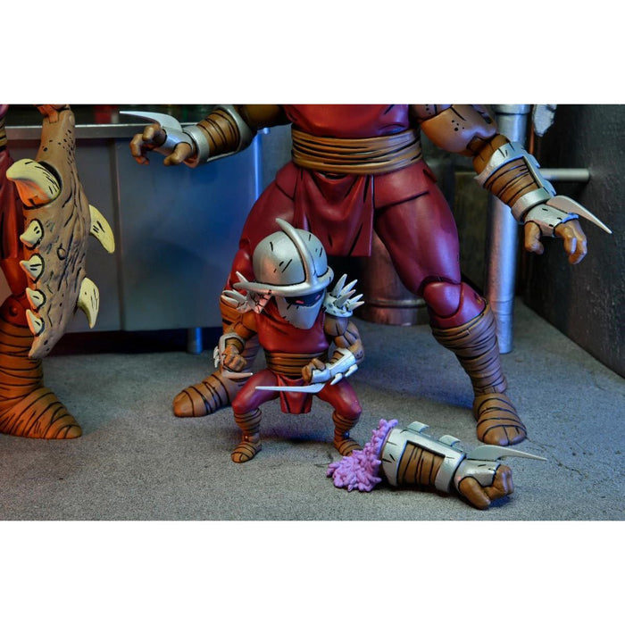 Teenage Mutant Ninja Turtles (Mirage Comics) 7-Inch Scale Deluxe Shredder Clone & Mini Shredder Action Figures