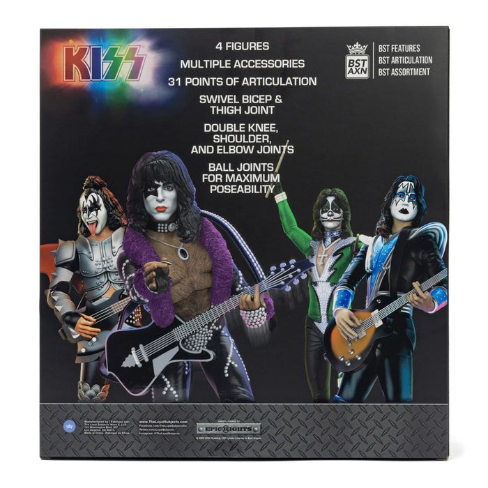 KISS Vegas Outfits BST AXN 5-Inch Action Figure 4-Pack Convention Exclusive