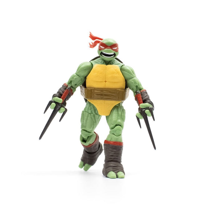 Teenage Mutant Ninja Turtles BST AXN IDW Raphael Action Figure with Metallic Candy Coat GITD Sport Bike