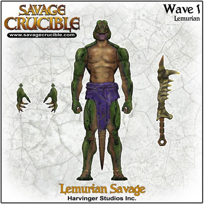 Savage Crucible Savage Lemurian Action Figure