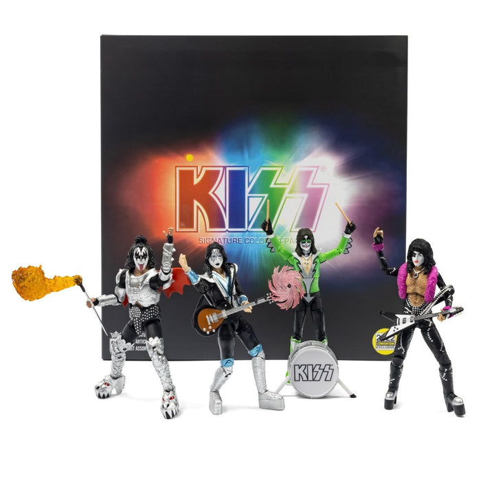 KISS Vegas Outfits BST AXN 5-Inch Action Figure 4-Pack Convention Exclusive