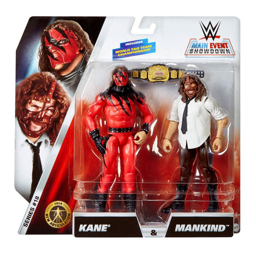 WWE Main Event Showdown Series 18 Kane vs. Mankind Action Figure 2-Pack