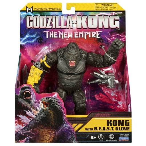 Godzilla x Kong: The New Empire 6-Inch Kong with B.E.A.S.T. Glove Action Figure