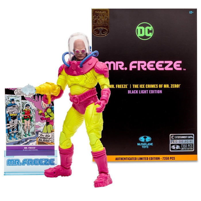 DC Multiverse Mr. Freeze Black Light Gold Label 7-Inch Scale Action Figure Exclusive