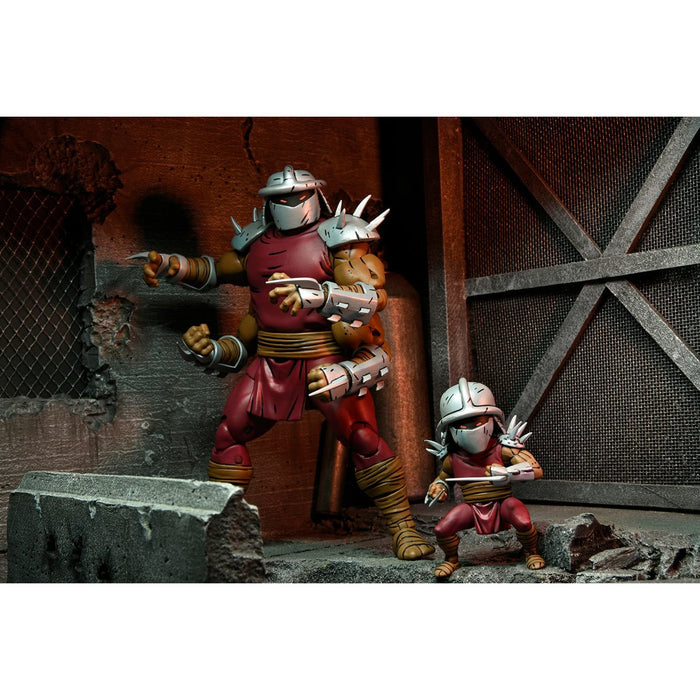 Teenage Mutant Ninja Turtles (Mirage Comics) 7-Inch Scale Deluxe Shredder Clone & Mini Shredder Action Figures