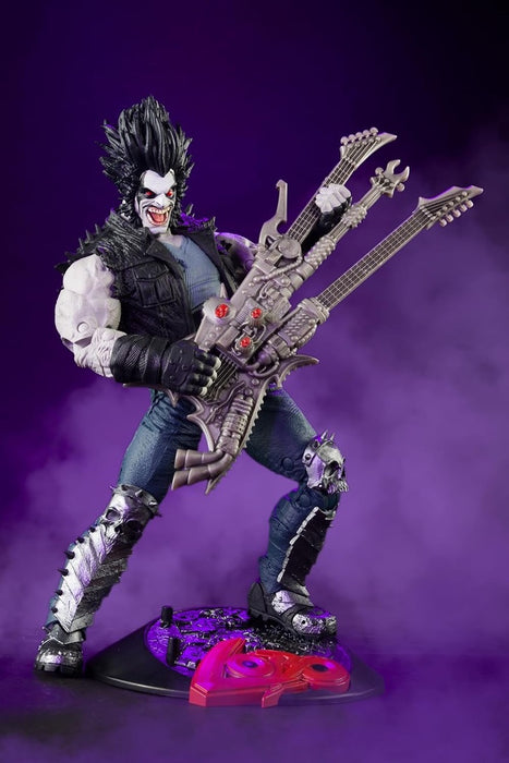 DC Multiverse (Justice League of America) Lobo & Spacehog 7-Inch Scale Action Figure with Vehicle Gold Label Exclusive