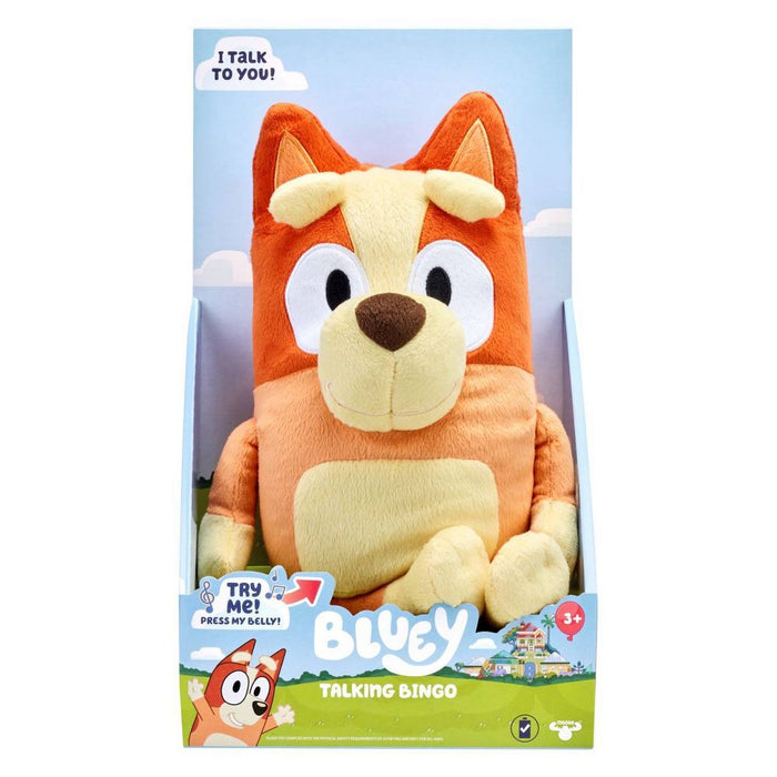 Bluey Sound Effects Talking Bingo Stuffed Plush