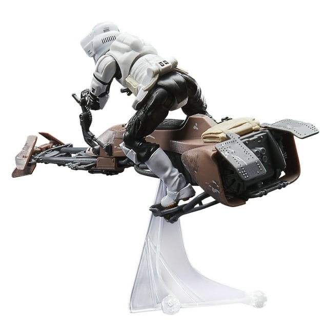 Star Wars The Vintage Collection Brown Speeder Bike Vehicle and White Scout Trooper Action Figure