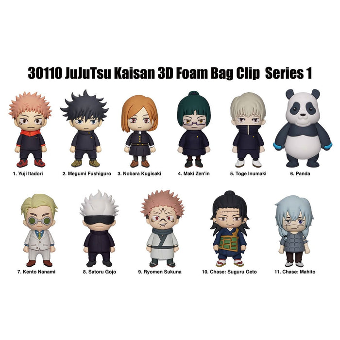 Jujutsu Kaisen 3D Foam Bag Clip