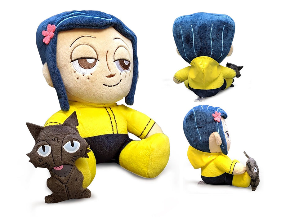 Coraline and The Cat 8-Inch Phunny Plush