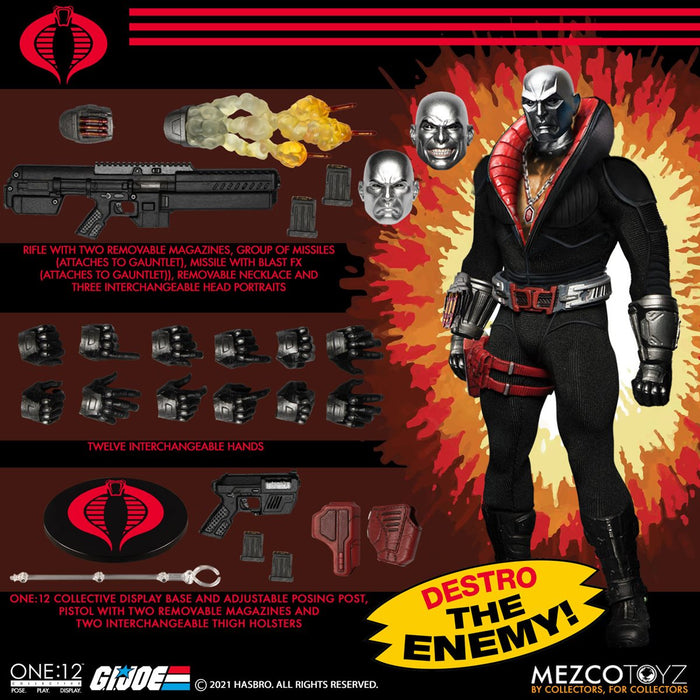 G.I. Joe Destro One:12 Collective Action Figure