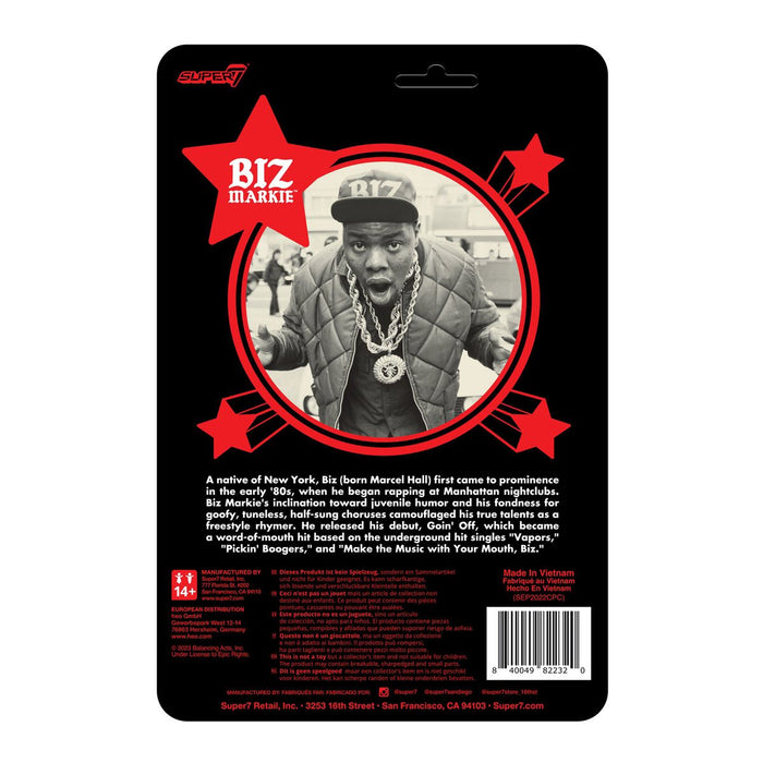 Biz Markie ReAction 3 3/4-Inch Figure