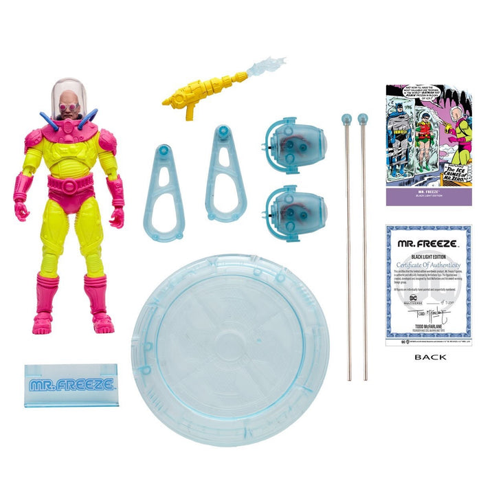 DC Multiverse Mr. Freeze Black Light Gold Label 7-Inch Scale Action Figure Exclusive