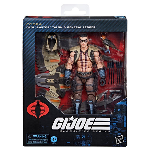 G.I. Joe Classified Series Chip "Raptor" Talon and General Ledger 6-Inch Action Figure