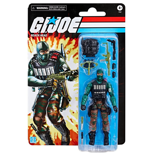 G.I. Joe Classified Series Retro Cardback Beach Head 6-Inch Action Figure