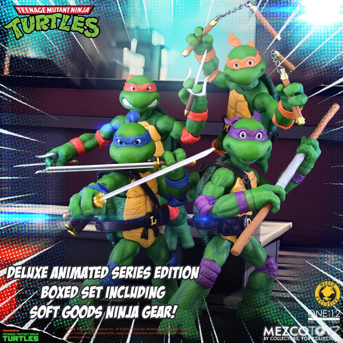 One:12 Collective Teenage Mutant Ninja Turtles Deluxe Animated Series Edition