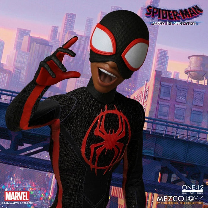 Mezco One:12 Collective Spider-Man: Across the Spider-Verse Miles Morales Action Figure