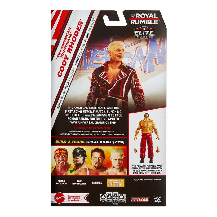 WWE 2025 Royal Rumble Elite "The American Nightmare" Cody Rhodes Action Figure