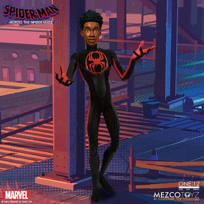 Mezco One:12 Collective Spider-Man: Across the Spider-Verse Miles Morales Action Figure