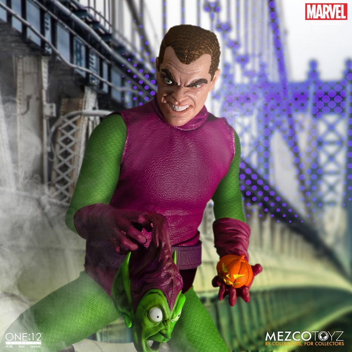 Mezco One:12 Collective Spider-Man Green Gobin Deluxe Edition Action Figure