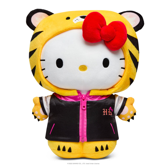 Hello Kitty Tiger 13-Inch Interactive Plush - Black & Cream Edition