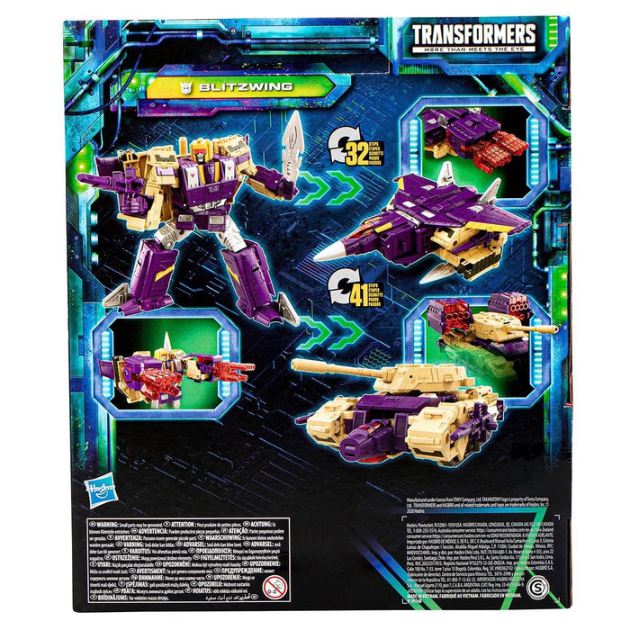 Transformers Generations Legacy Leader Wave 5 Blitzwing Action Figure