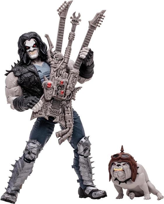 DC Multiverse (Justice League of America) Lobo & Spacehog 7-Inch Scale Action Figure with Vehicle Gold Label Exclusive