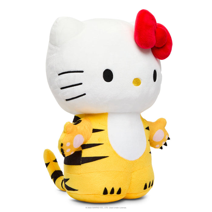 Hello Kitty Tiger 13-Inch Interactive Plush - Black & Cream Edition