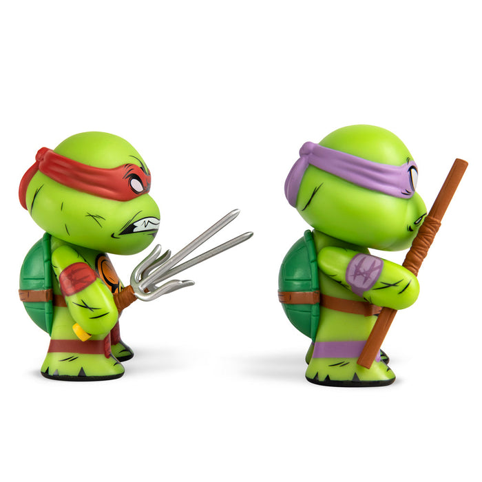 Teenage Mutant Ninja Turtles Raphael & Donatello 3-Inch Vinyl Figure 2-Pack