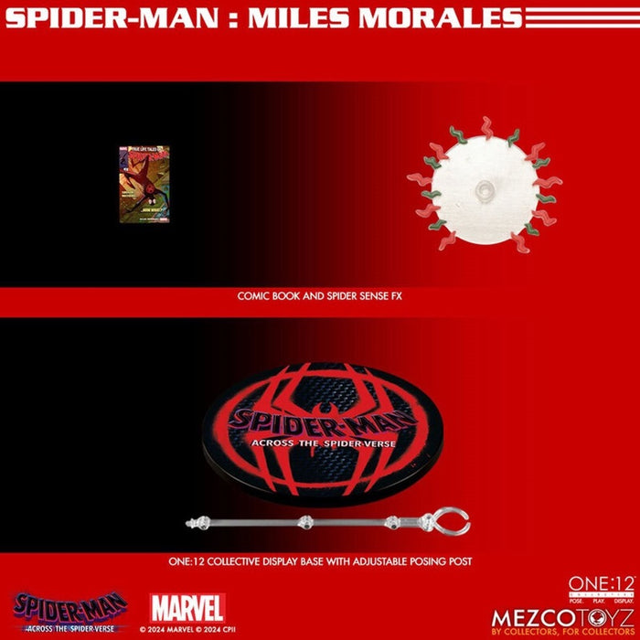 Mezco One:12 Collective Spider-Man: Across the Spider-Verse Miles Morales Action Figure