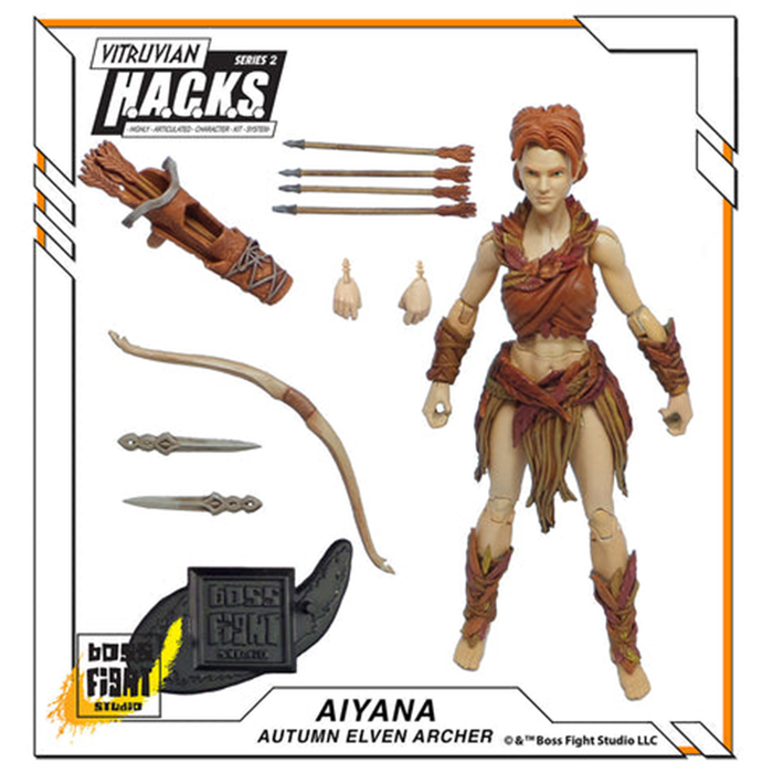 Vitruvian H.A.C.K.S. Aiyana Autumn Branch Elven Archer Action Figure