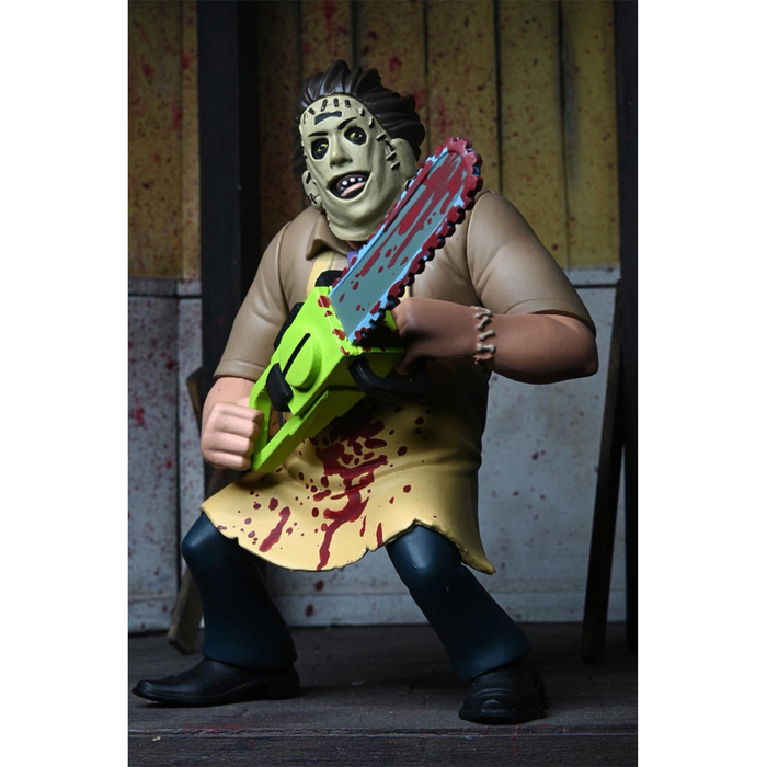 Toony Terrors Texas Chainsaw Massacre 50th Anniversary Leatherface (Bloody) 6-Inch Scale Action Figure