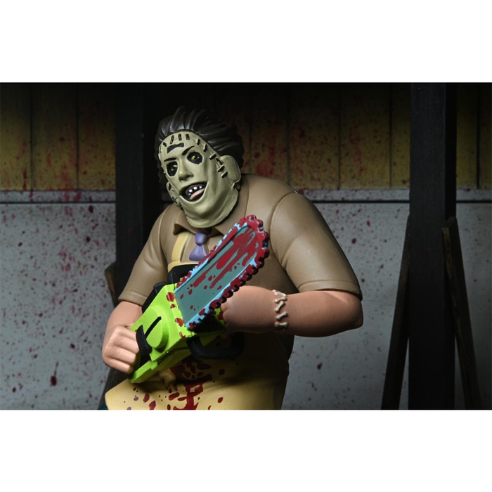 Toony Terrors Texas Chainsaw Massacre 50th Anniversary Leatherface (Bloody) 6-Inch Scale Action Figure