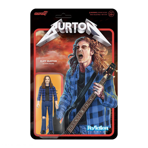 Cliff Burton (Flannel Shirt) ReAction Figure