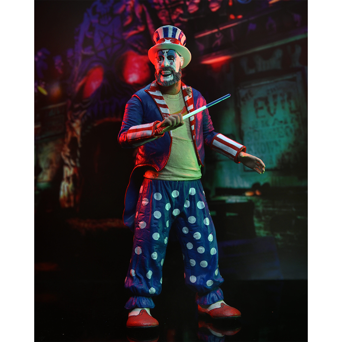 House of 1000 Corpses 20th Anniversary 7-Inch Scale Captain Spaulding (Tailcoat) Action Figure