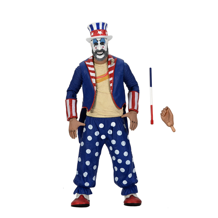 House of 1000 Corpses 20th Anniversary 7-Inch Scale Captain Spaulding (Tailcoat) Action Figure