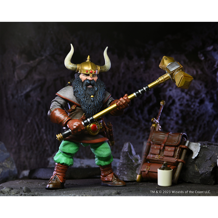 Dungeons & Dragons 7-Inch Scale Ultimate Elkhorn the Good Dwarf Fighter Action Figure