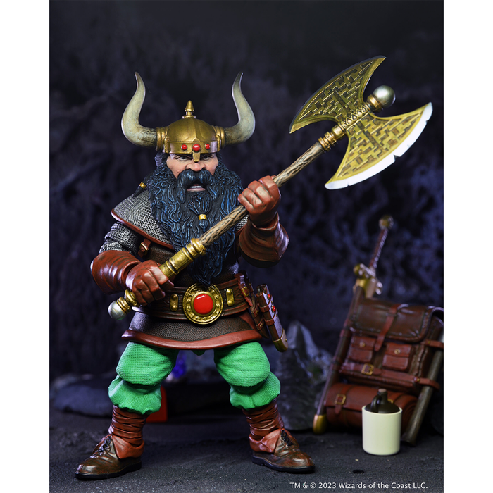 Dungeons & Dragons 7-Inch Scale Ultimate Elkhorn the Good Dwarf Fighter Action Figure