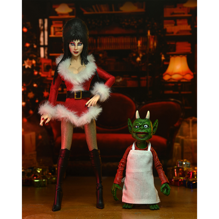 Elvira - Mistress of the Dark Elvira (Very Scary X-Mas) Deluxe 8-Inch Clothed Action Figure