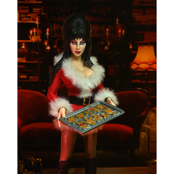 Elvira - Mistress of the Dark Elvira (Very Scary X-Mas) Deluxe 8-Inch Clothed Action Figure