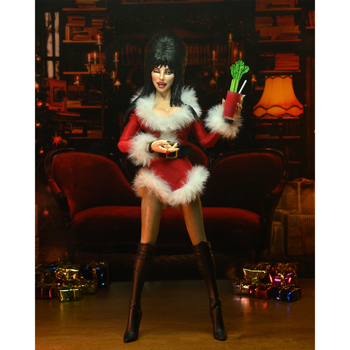 Elvira - Mistress of the Dark Elvira (Very Scary X-Mas) Deluxe 8-Inch Clothed Action Figure