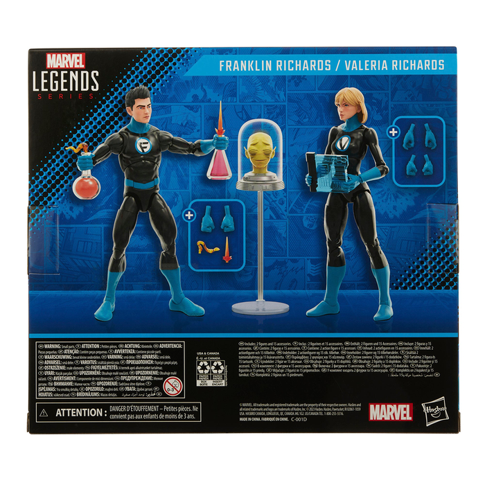 Marvel Legends Series Fantastic Four Franklin Richards and Valeria Richards 6-Inch Scale Action Figure