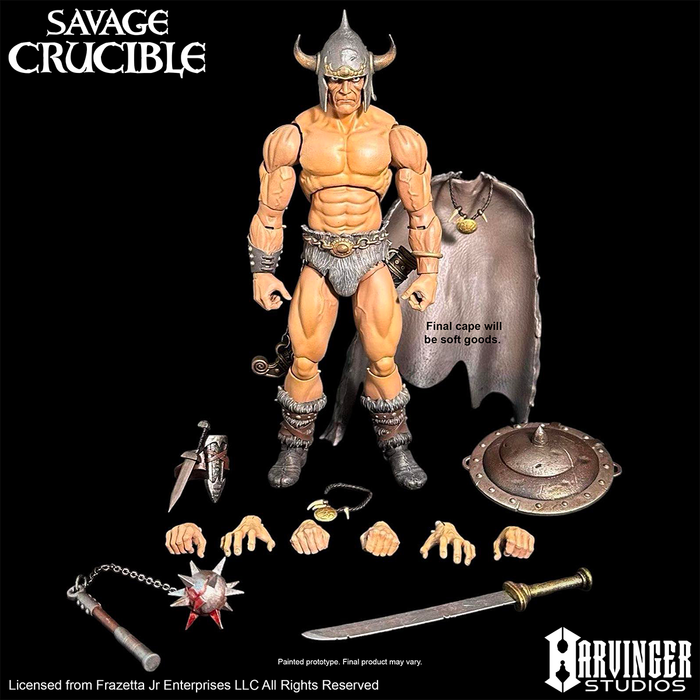 Savage Crucible Frazetta's Warrior Action Figure