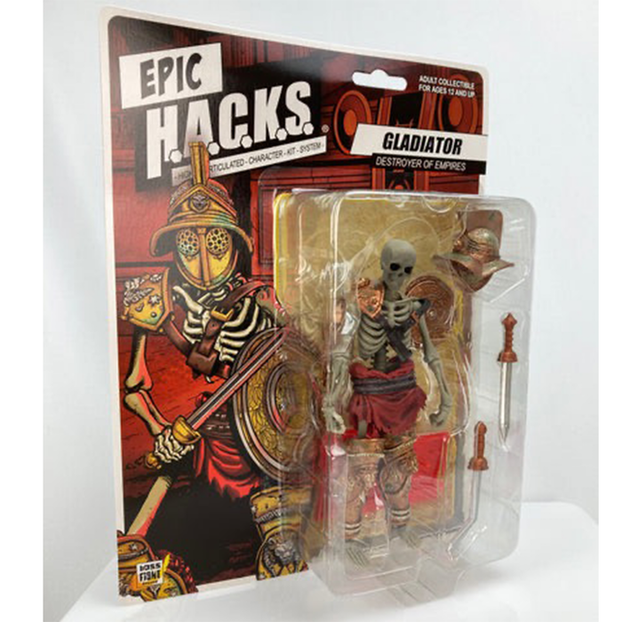 Epic H.A.C.K.S. Gladiator Skeleton 1:12 Scale Action Figure