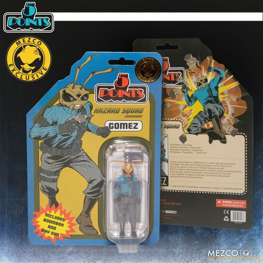 Mezco 5-Points Hazard Squad Commander Gomez 3 3/4-Inch Figure Exclusive