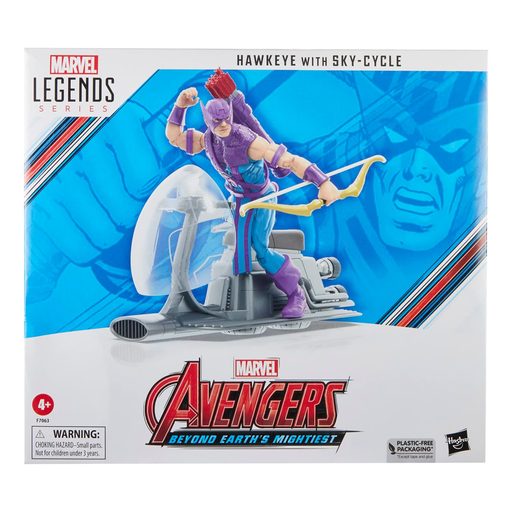 Marvel Legends Series Avengers 60th Anniversary Hawkeye with Sky-Cycle 6-Inch Action Figure and Vehicle