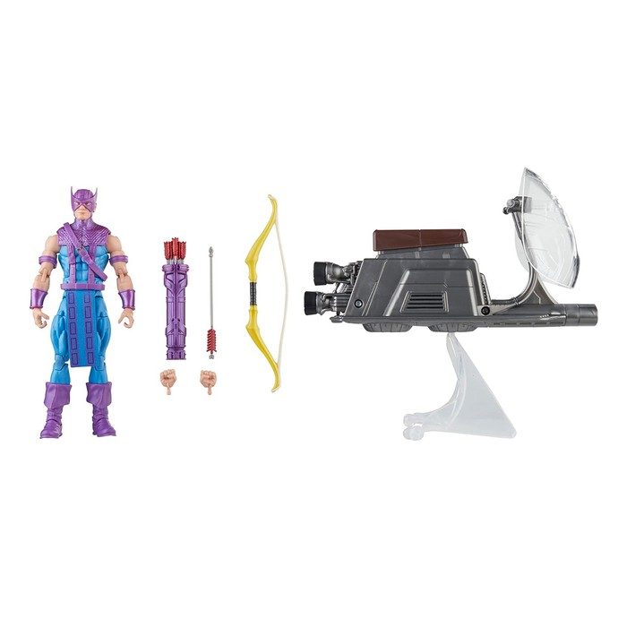 Marvel Legends Series Avengers 60th Anniversary Hawkeye with Sky-Cycle 6-Inch Action Figure and Vehicle