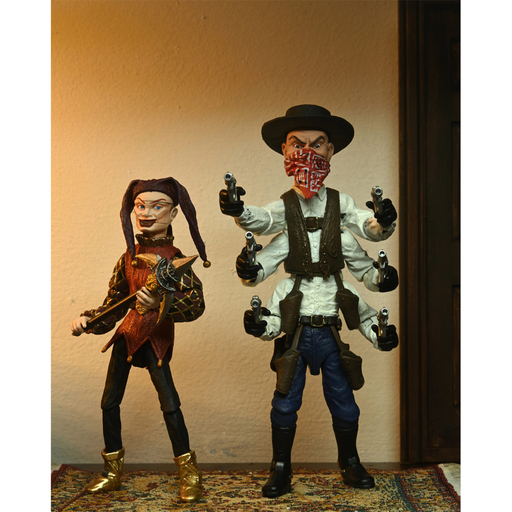 Puppet Master 7-Inch Scale Ultimate Six-Shooter & Jester Action Figure 2-Pack