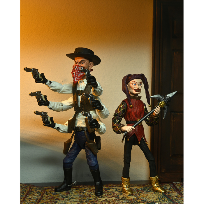 Puppet Master 7-Inch Scale Ultimate Six-Shooter & Jester Action Figure 2-Pack